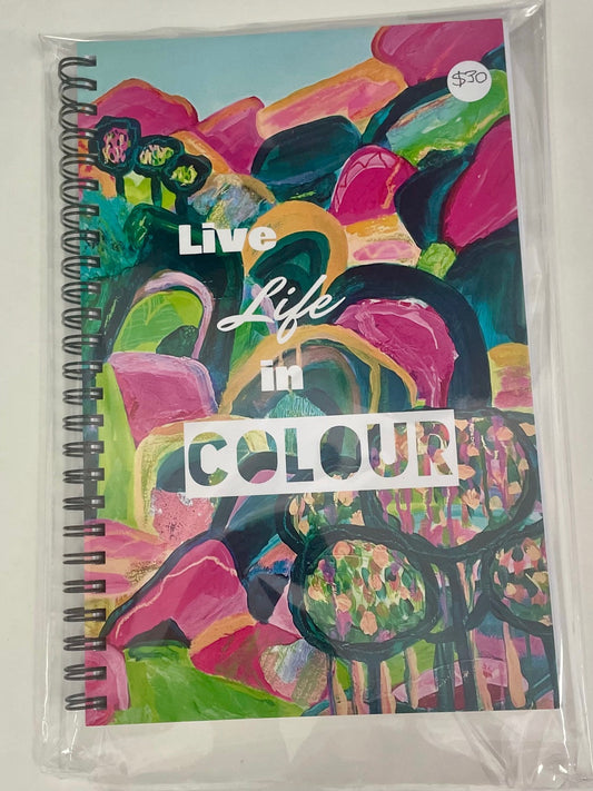 Live Life in Colour Note Book