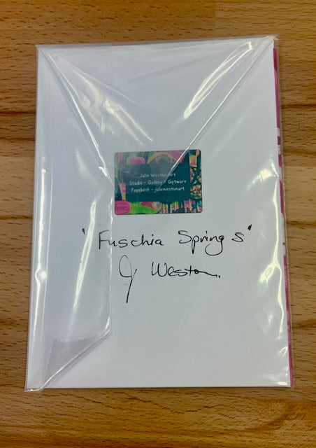 Fuschia Springs Note Card