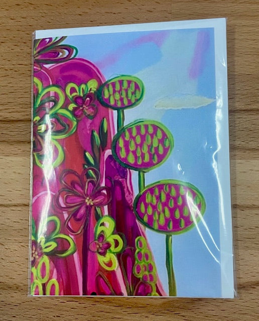 Living on the Edge Note Card