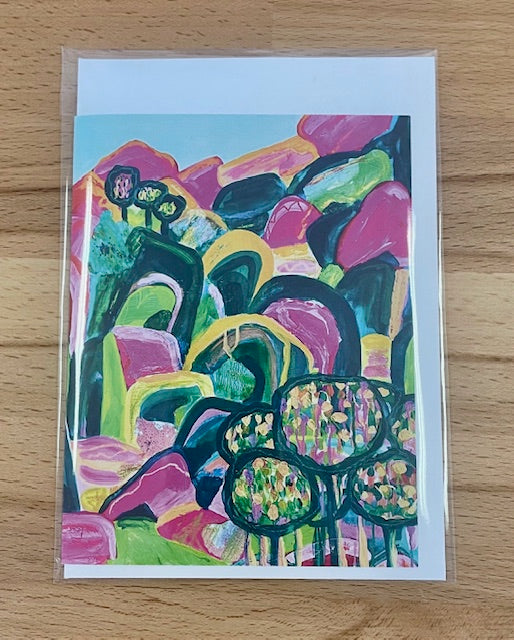 Mountain Exploration Art Card