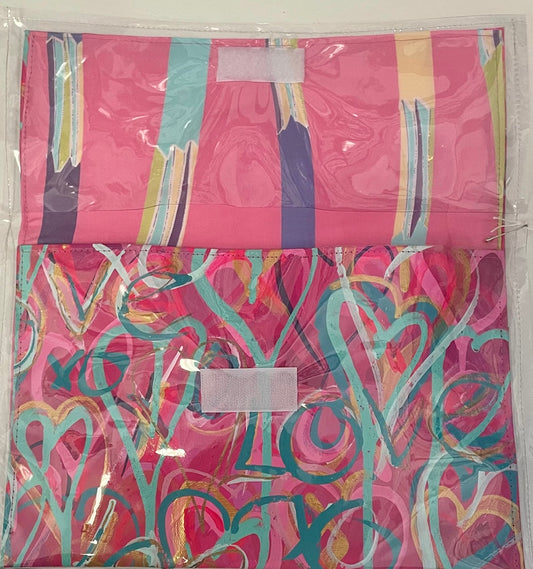 "A Golden Love" Art Clutch Purse.