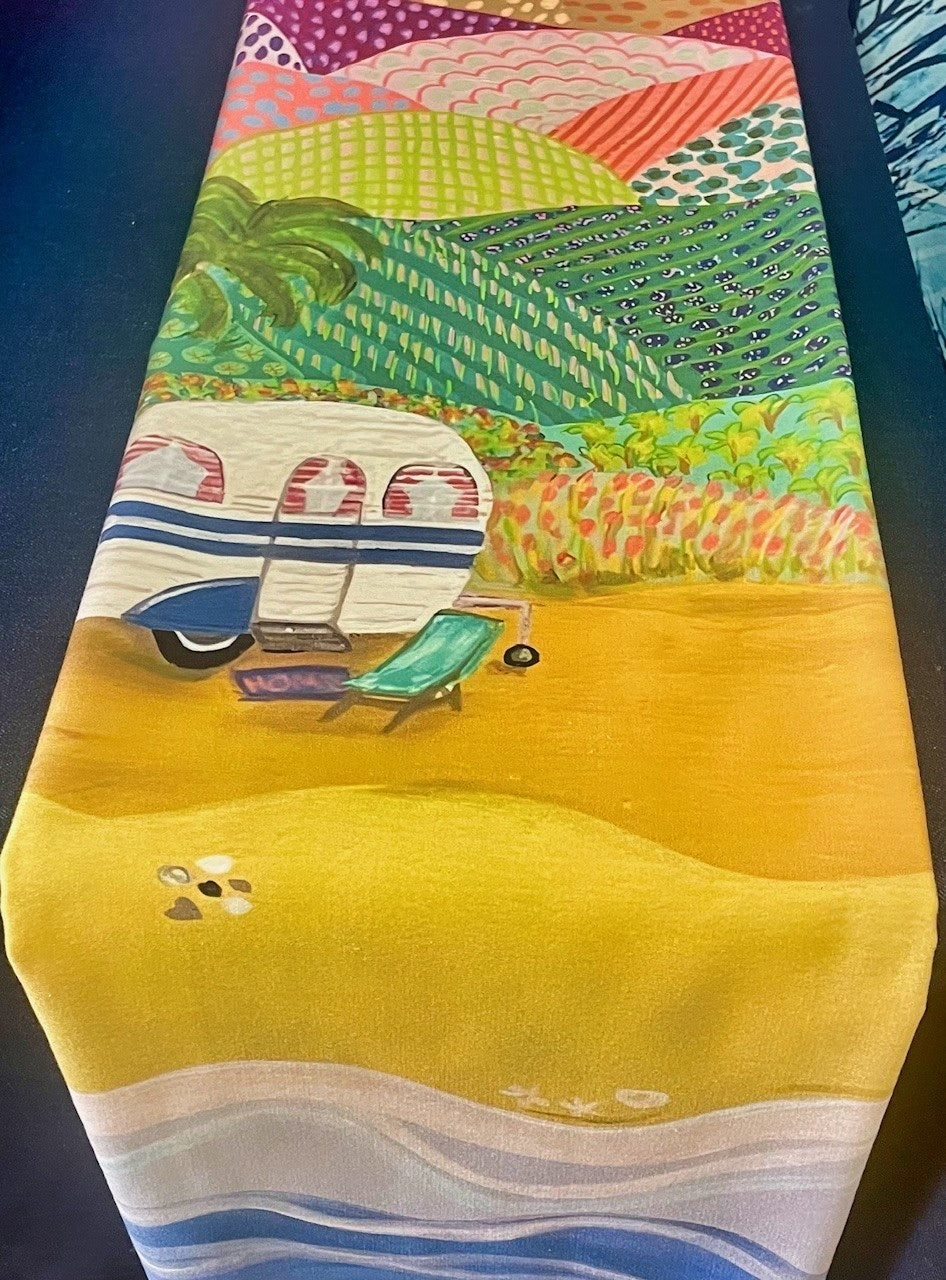 From the Mountains to the Ocean Beach Blanket Towel.