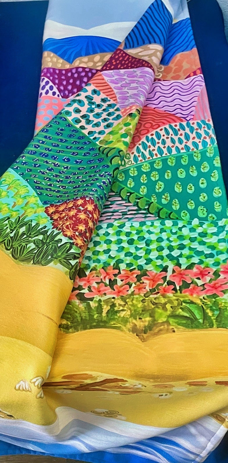 From the Mountains to the Ocean Beach Blanket Towel.