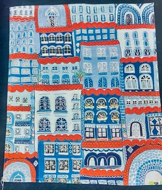"The Blue Pearl" Art Tea Towel.