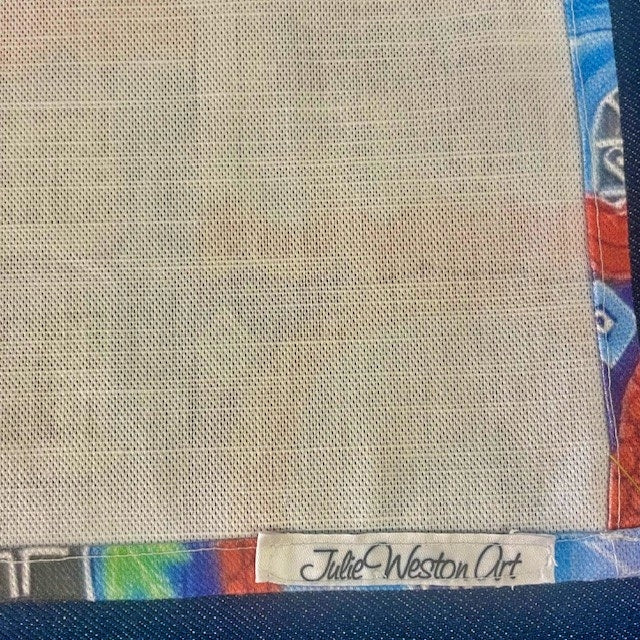 "The Blue Pearl" Art Tea Towel.