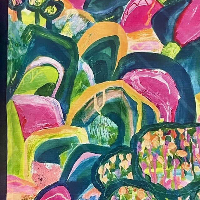 "Mountain Exploration" Art Tea Towel.