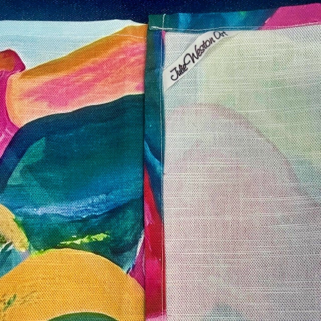 "Mountain Exploration" Art Tea Towel.