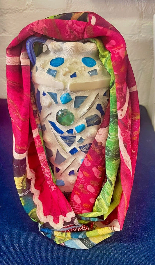 "Octopuses Garden" Infinity Art Scarf