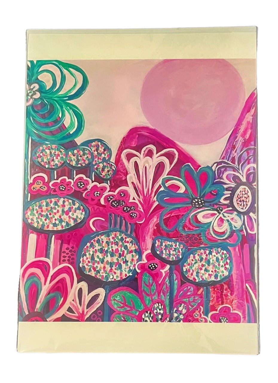 "Strawberry Moon Rising" Art Print.