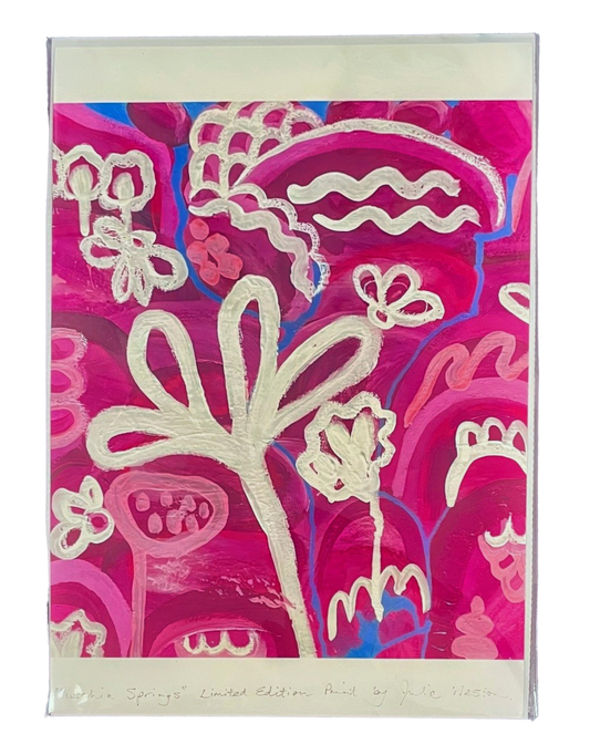 "Fuschia Springs" Art Print