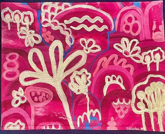 "Pink Springs" Art Placemat