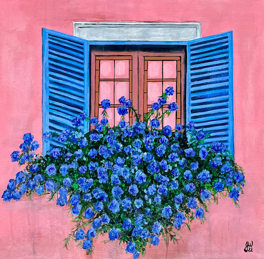 Blue Flowers in the Mediterranean