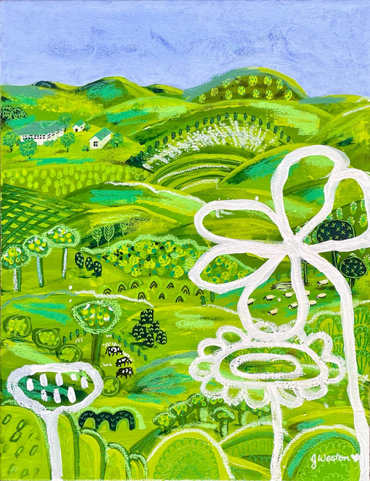Green Hills in Spring