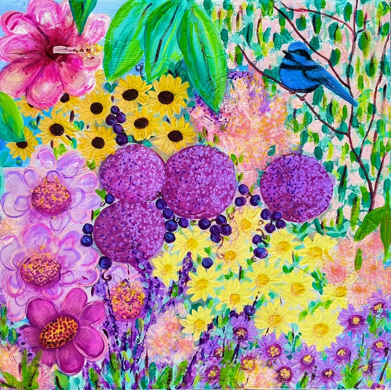 Little Blue Bird Won't You Come and Visit me in my Garden by the Sea.