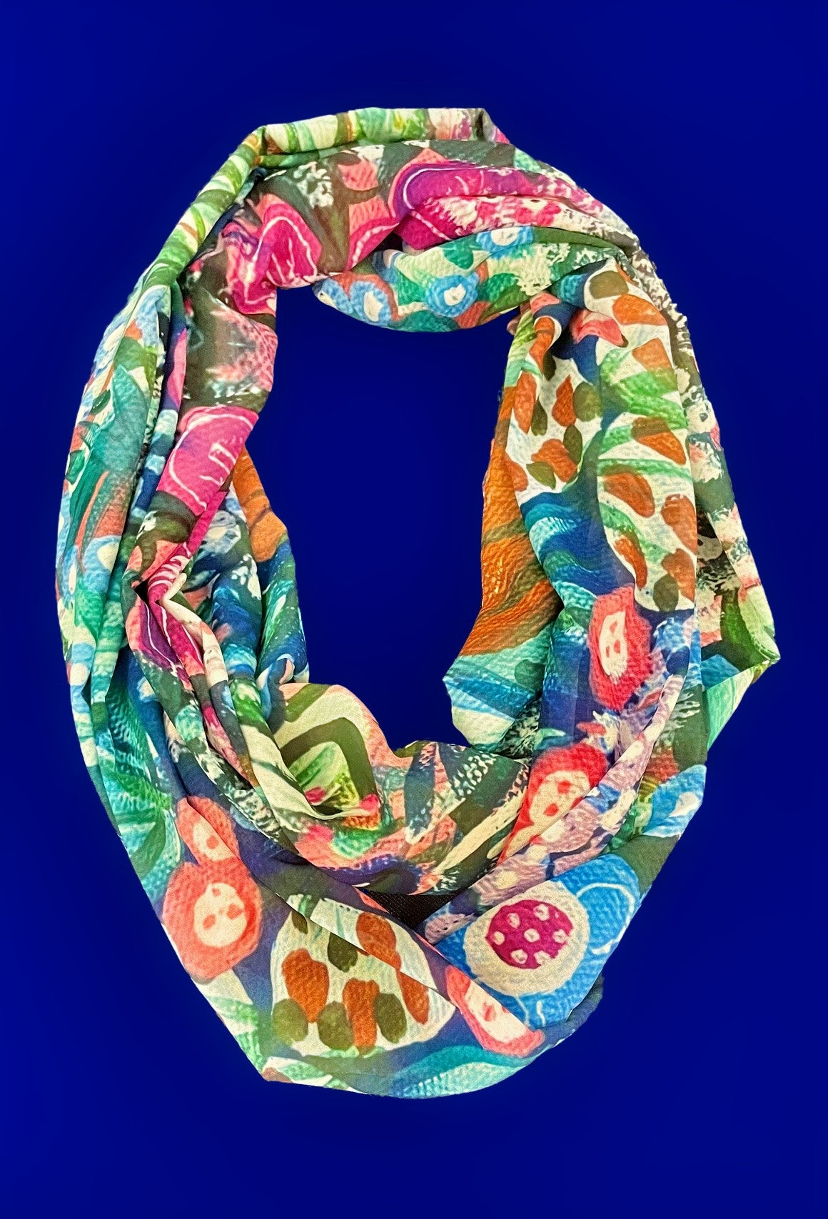 "Meet me in the Garden" Infinity Art Scarf.